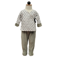 la queue du chat kimono set voor baby's